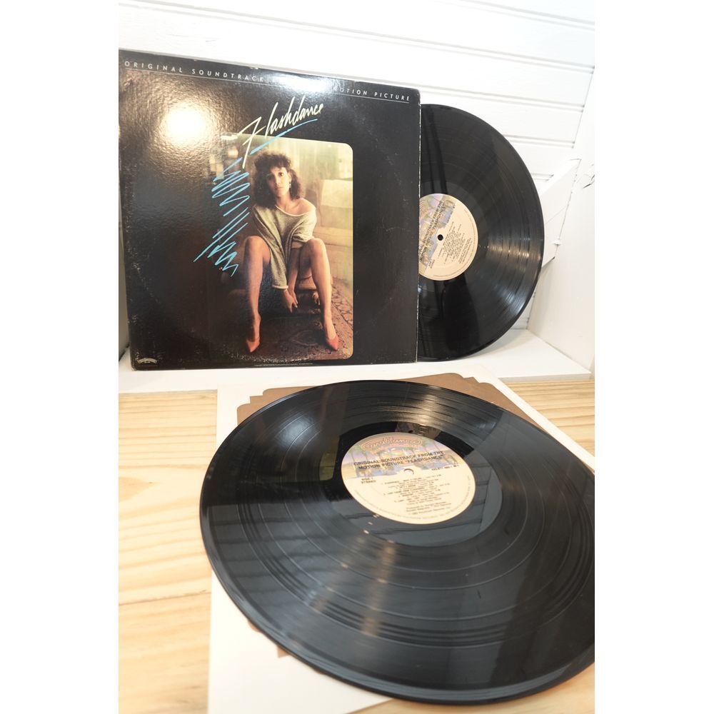 Vintage vinyl record The‎ Flashdance Soundtrack 80s with sleeve Retro Funky
